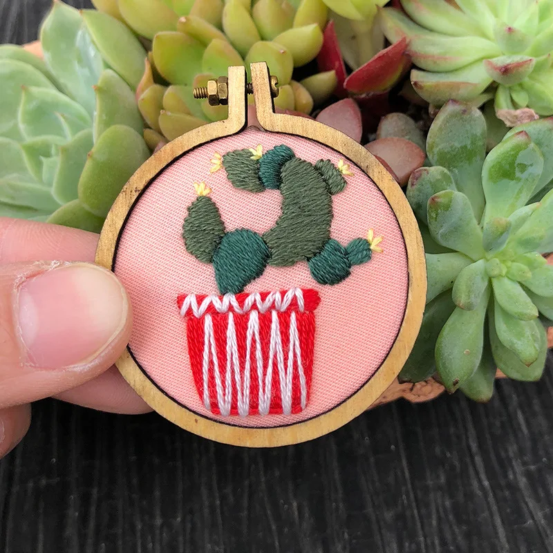 Вышивка diy Ручная работа Материал Упаковка 3d Европейская вышивка начинающая
