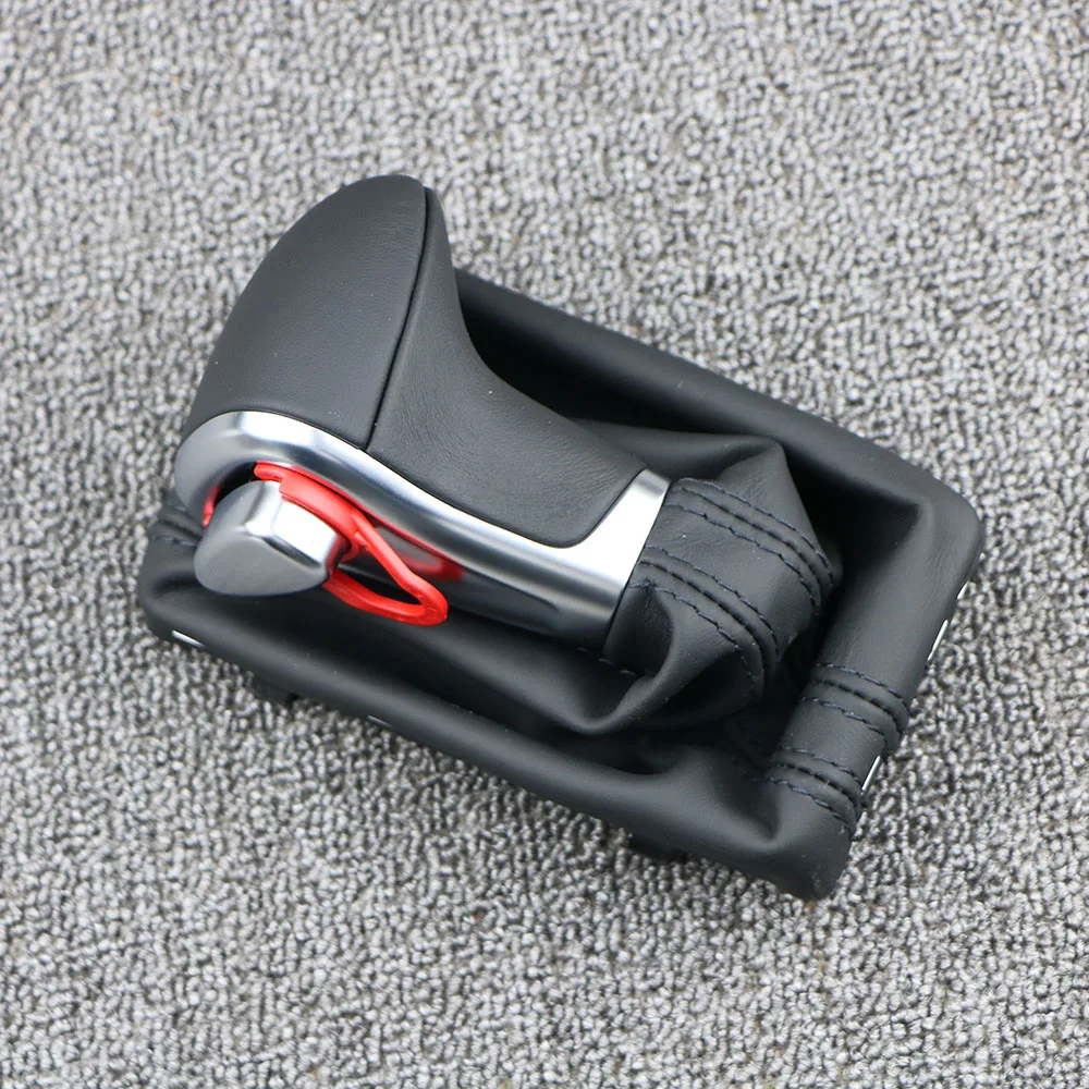 Серая ручка переключения передач Gaitor Boot Cover кожаный чехол Gaiter Boot AT LHD ТОЛЬКО для Audi A4 B8 A5 A6 C6 Q5 2009