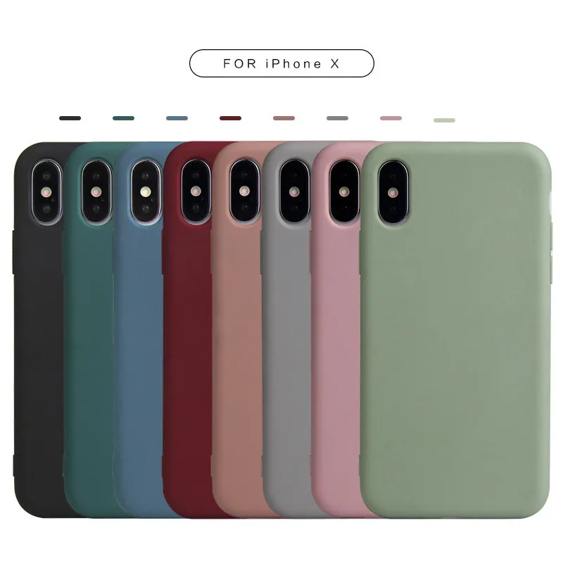 Для iphone xs max оболочка мобильного телефона шлифовальный ТПУ защитный рукав для