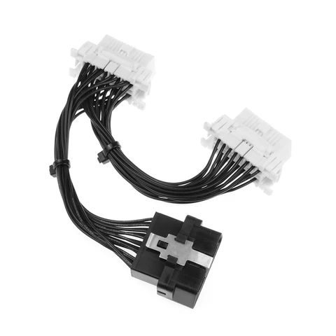 2018 ОДБ OBD2 кабель 16 Pin 1 Мужской до 16 контакт 2 Женский OBD II OBD2 разъем OBD2 1- 2 расширение диагностический кабель