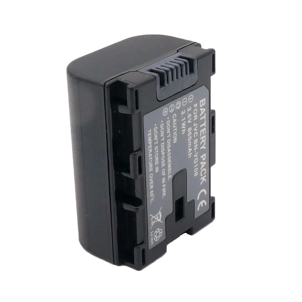WHCYonline 860mAh BN-VG108 BNVG108 BN VG108 Аккумулятор для камеры JVC | Электроника
