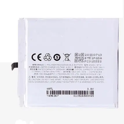 3450mAh High Quality BT56 Battery for Meizu Meizy MX5 Pro / 5 Pro5 M5776 Batterie Bateria Accumulator|battery for|battery meizubattery meizu mx5 |