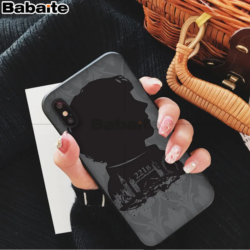A2 Babaite 221B Шерлок Холмс Новинка чехол для телефона Fundas чехол для iPhone X XS MAX 6 6s 7 7plus 8 8Plus 5 5S SE XR - Цвет: A2