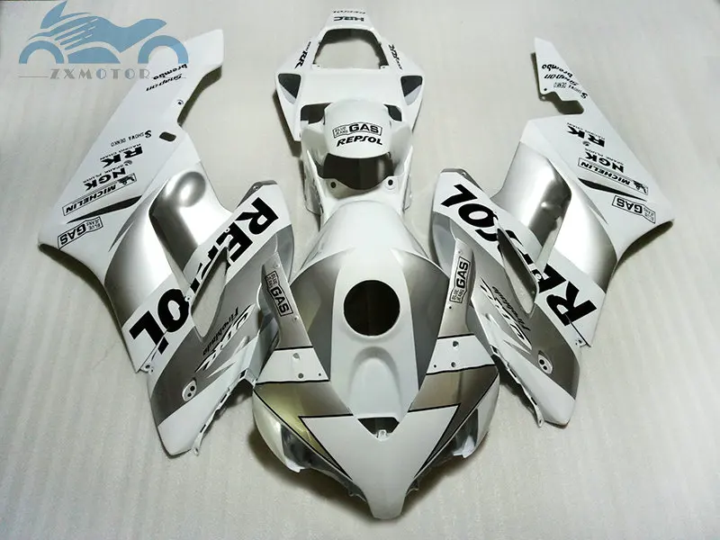 Комплект обтекателей ABS для HONDA 2004 2005 CBR1000RR белый Обтекатели repsol CBR 1000 RR 04 05 детали