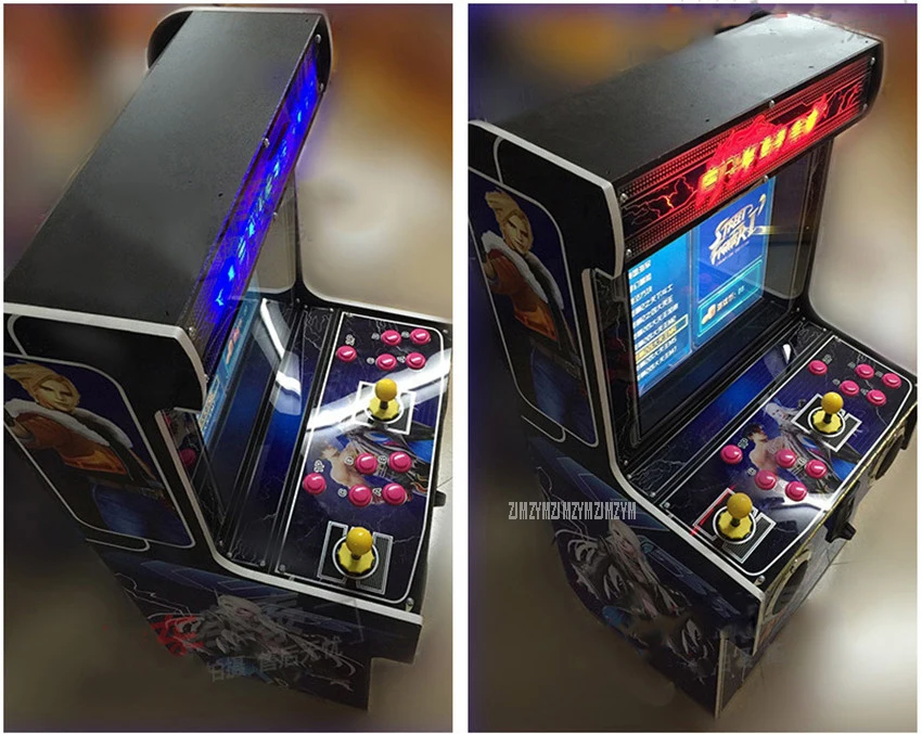 Аркадная игровая консоль 1" lcd 800/900 игры электрическая уличная аркадная Боевая коробка машина полный Sanwa Джойстик Кнопка монета управляемая