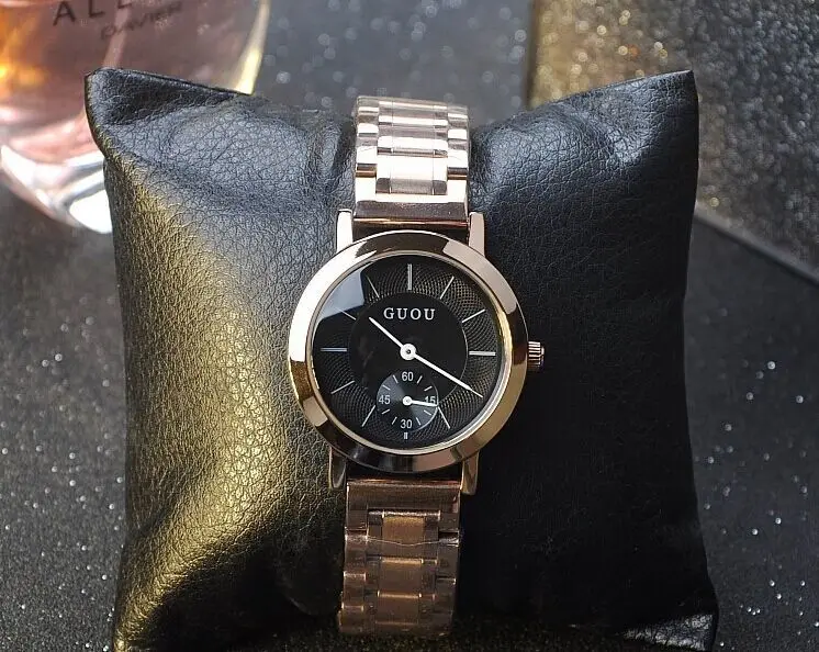 Новые классические простые Стильные и прочные дамские часы из нержавеющей стали