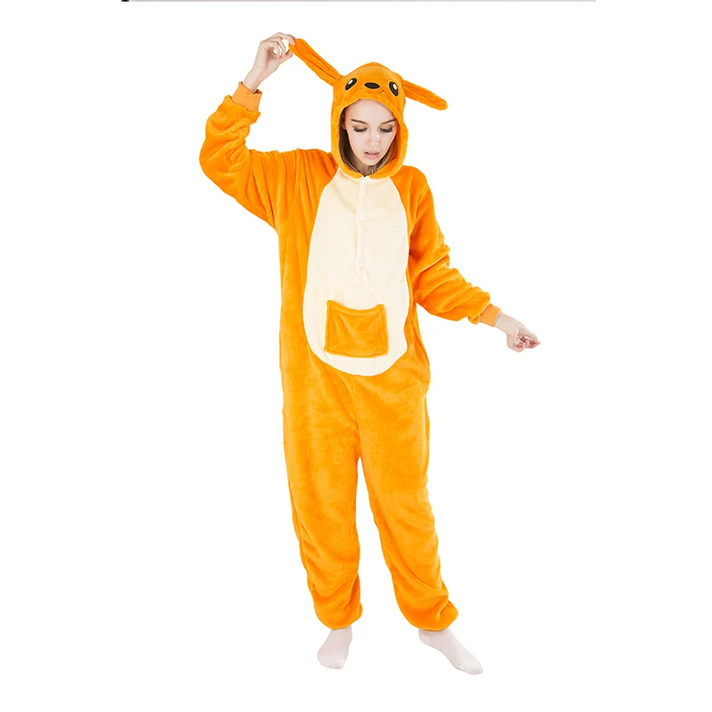 KIGUCOS Lovely Kangroo Cos Пижама с животными для женщин один предмет наряд на Хэллоуин все в
