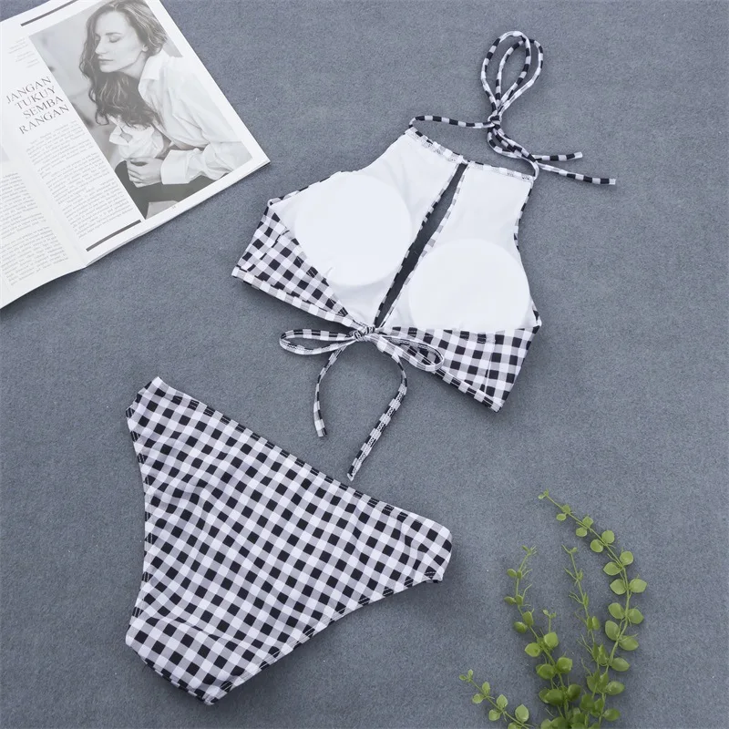 Бикини 2019 сексуальный женский купальник размера плюс бикини пуш ап бандаж