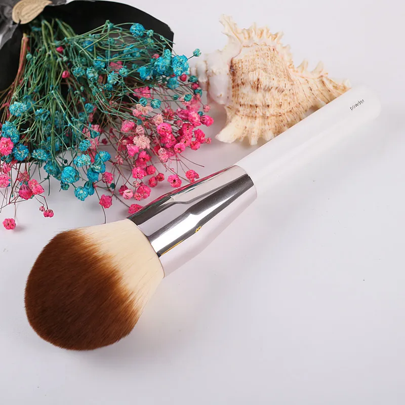 

LM Big Powder Brush Brand Smooth Precision Flawless Foundation Brush White Soft Makeup Brush