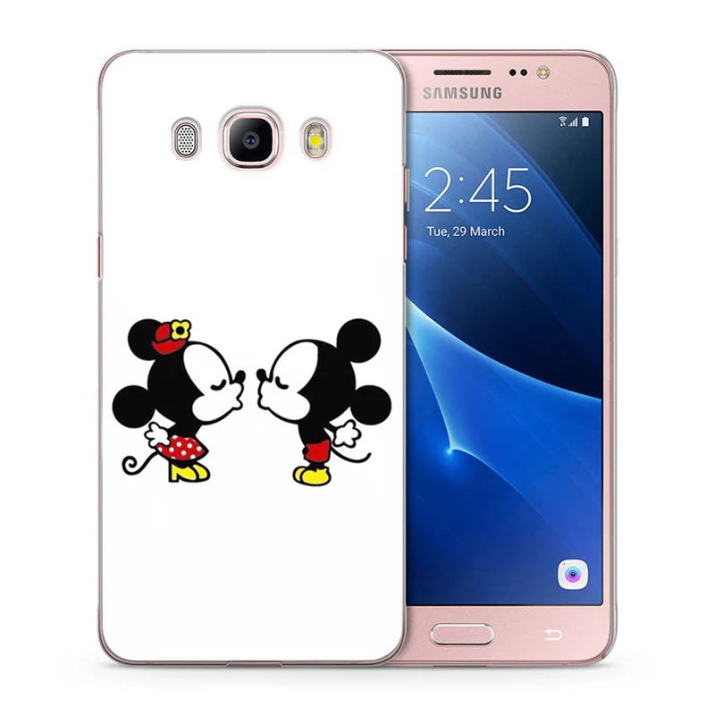 Модный чехол для Samsung Galaxy A3 A5 2017 с Микки и Минни Маус мягкий ТПУ мобильного