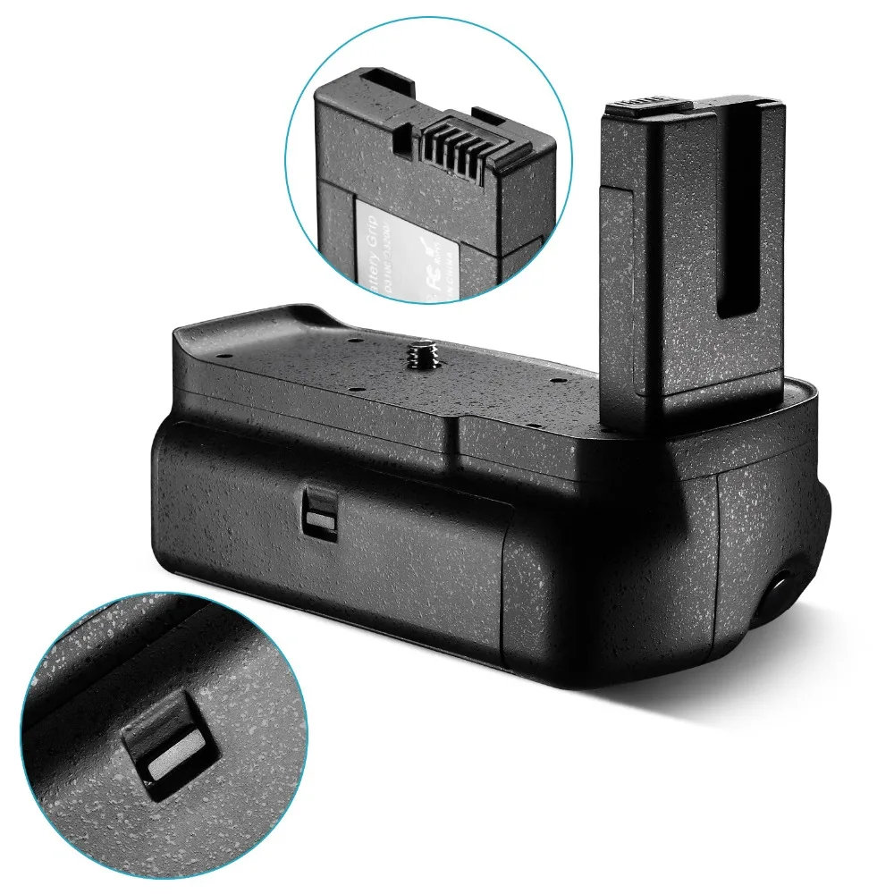 Neewer BG-2F профессиональный вертикальный Батарейный держатель для NIKON D3100/D3200/D3300 SLR цифровой камеры EN-EL14 батарея