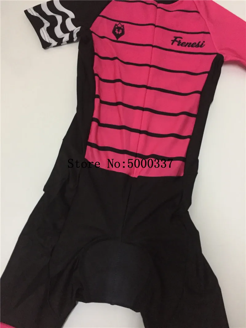 Pro Team Triathlon Suit Women's short sleeve Cycling Jersey Skinsuit Jumpsuit Maillot Cycling Ropa ciclismo set gel