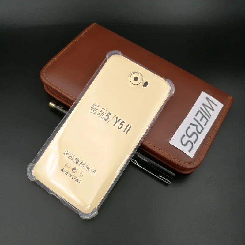 Прозрачный силиконовый чехол для Huawei Y5II Y5 II/Y5 2 3G 4G LTE CUN-L03 CUN-L01 противоударный