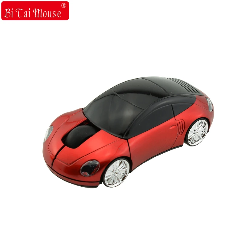 Беспроводная оптическая мышь BTS 2 4 ГГц 3D компьютерная в форме автомобиля с