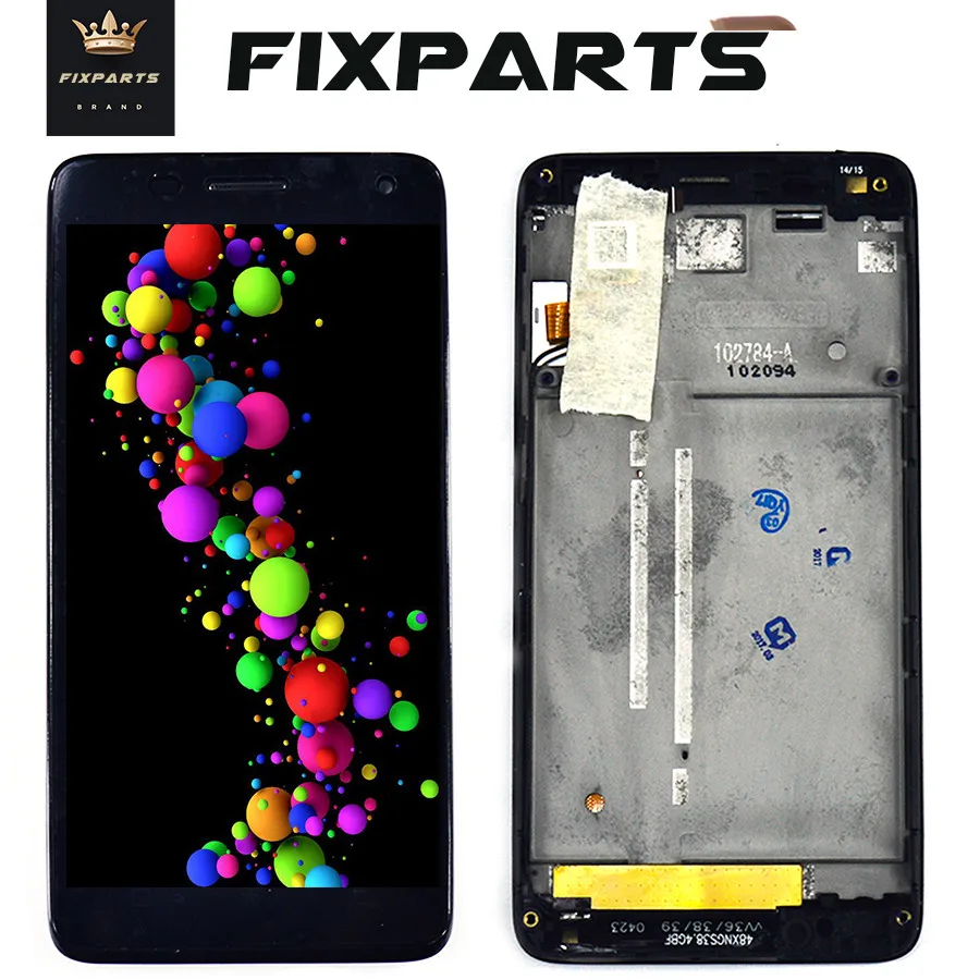 

Tested Well Lenovo S660 LCD Display Touch Screen Digitizer Panel Assembly With Frame Replacement Parts 4.7" Lenovo S660 Display