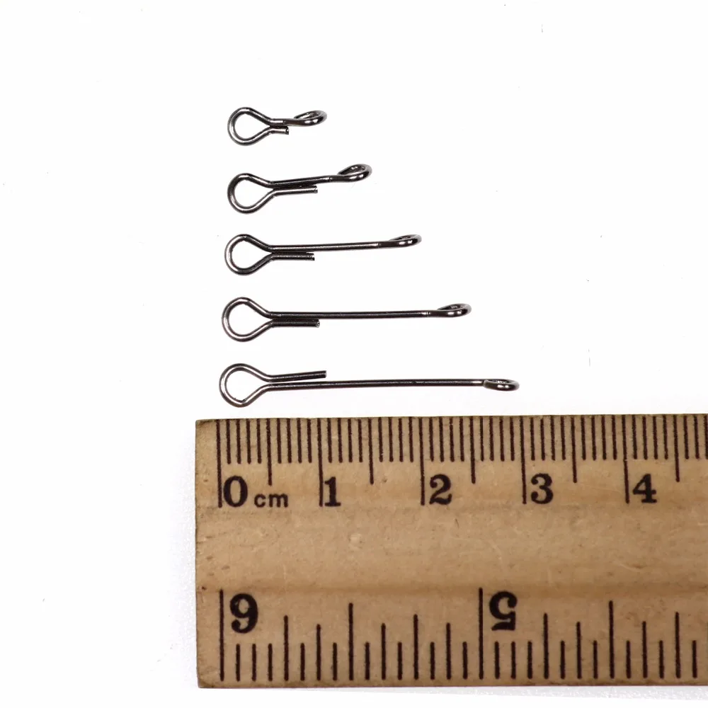 Bimoo 4 Sets Articulated Fish Shank Streamer Fly Tying Shank Pike Fly Tying Material Size Standard Long