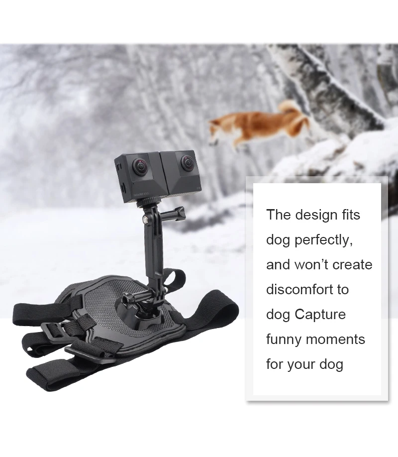 Собака Жгут крепление для Insta360 One X/EVO Ppanoramic Action камера держатель рюкзака Клип зажим фиксированный адаптер крепление интимные аксессуары