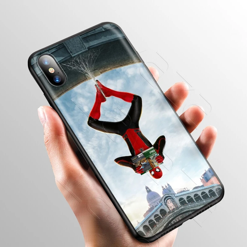 2 Чехол Lavaza Marvel Человек-паук Капитан Америка для iPhone 11 Pro XS Max XR X 8 7 6 6S Plus 5 5S se - Цвет: 2