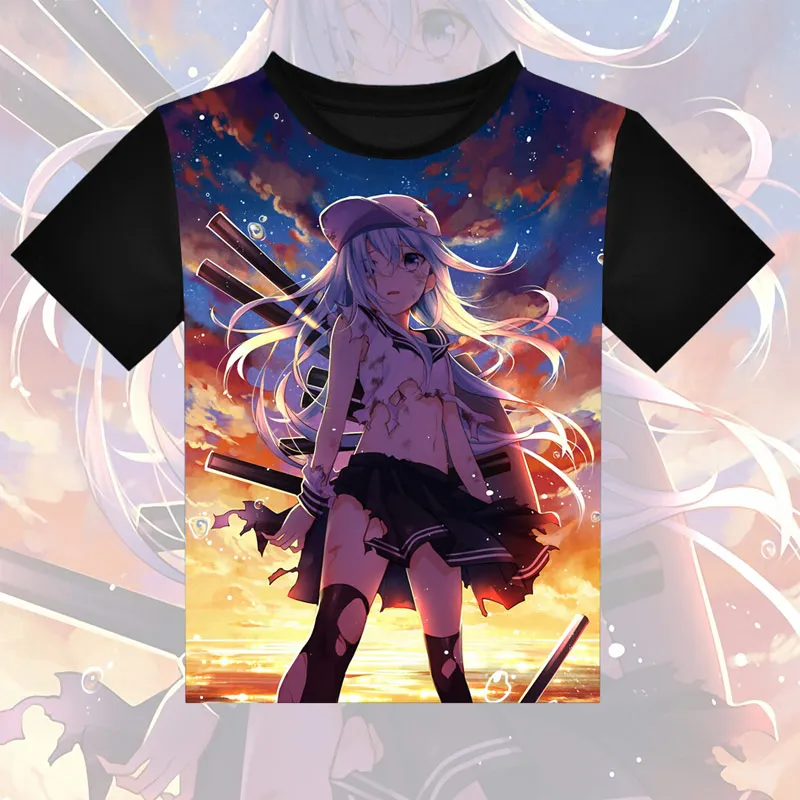 Футболки kantai collection аниме Симакадзэ yuudachi Cosplay футболка Повседневные Дышащие топы