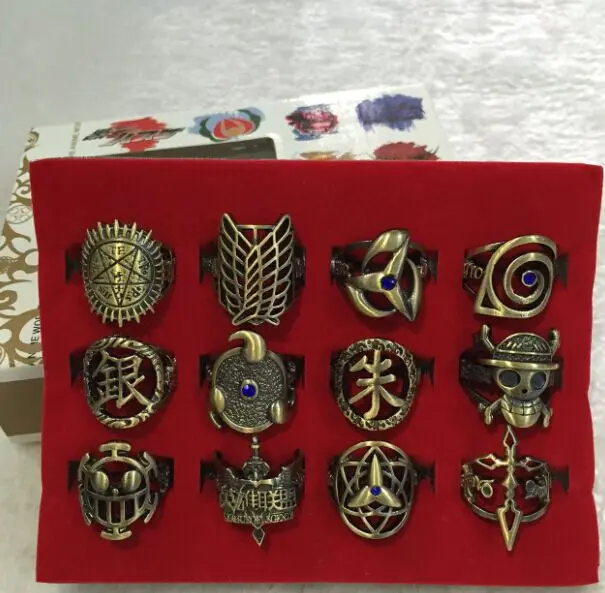 Набор аксессуаров для пирсинга из аниме атака на Титанов Fate stay night|anime ring|attack on titan