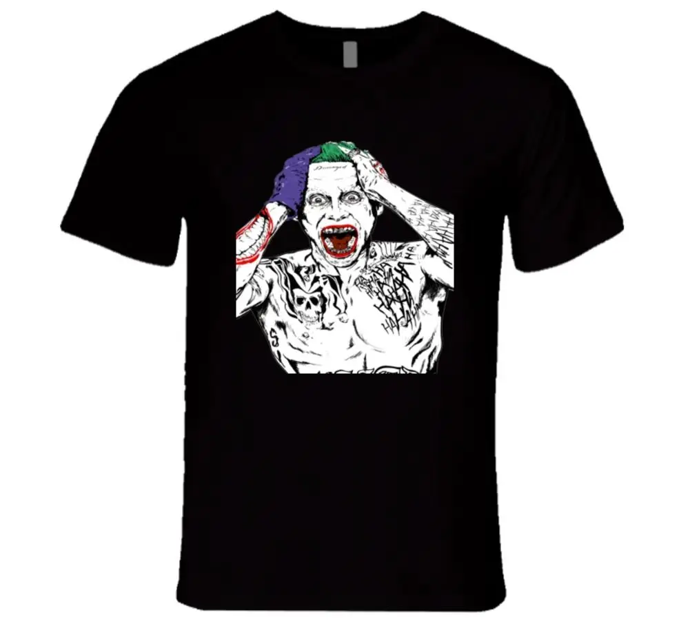 

Printed T-Shirt Men Jared Letto Squad T Shirt O-Neck T Shirt