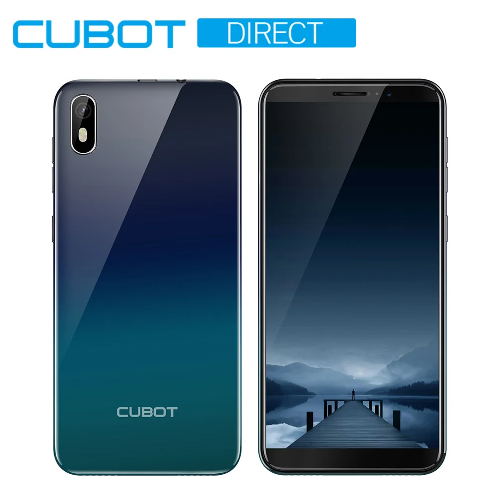 Cubot J5 смартфон 5," 18:9 полный Экран MT6580 Quad-Core Android 9,0 телефон 2 Гб Оперативная память 16 Гб Встроенная память Dual SIM карта