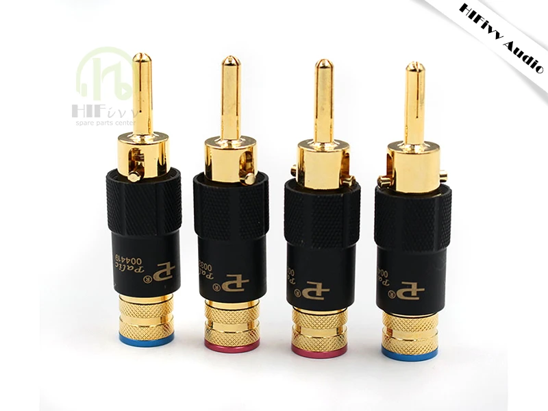 Hifivv аудио hifi динамик разъем PAILic HIFI банан высокой чистоты медь 100%|Усилители