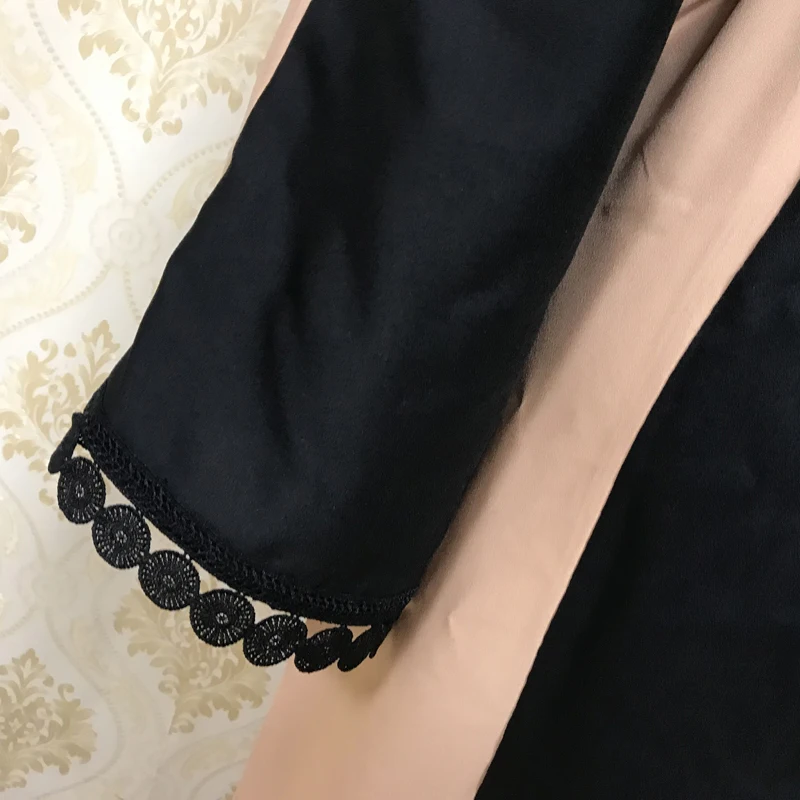 F8849-2 XIANGYIMU мусульманское открытое Абая платье элегантный кружевной кардиган халат кимоно Джаба Рамадан