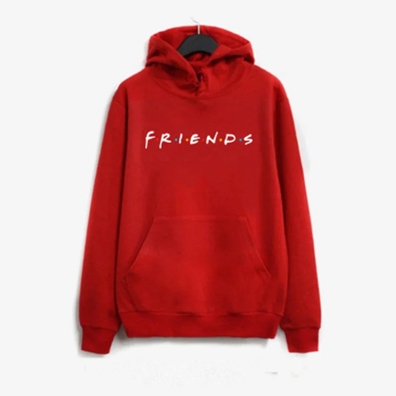 Dswaenhd/2018 зимний флисовый пуловер с надписью Friend повседневный свободный свитер для