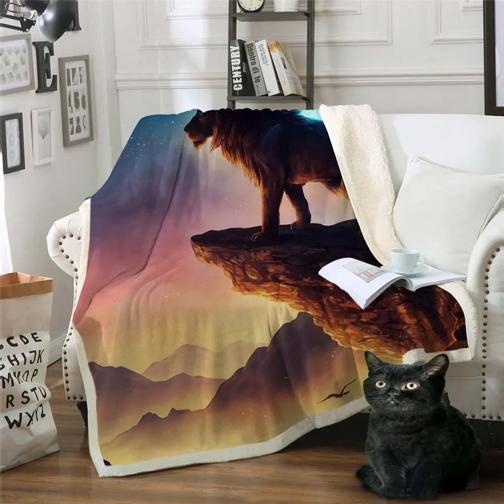 Новое мультяшное одеяло в виде единорога для детей искусственные радужные