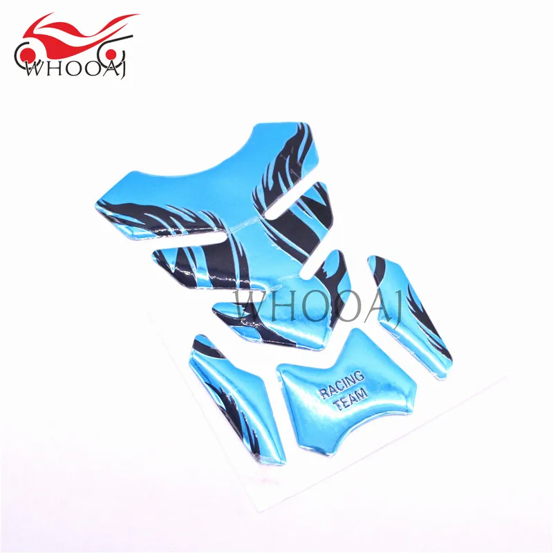 C blue Для YAMAHA MT09 MT 07 MT 03 MT 10 R6 R1 бак мотоцикла Pad Cas Кепки 3D Стикеры Наклейка эмблемы защита - Цвет: C blue