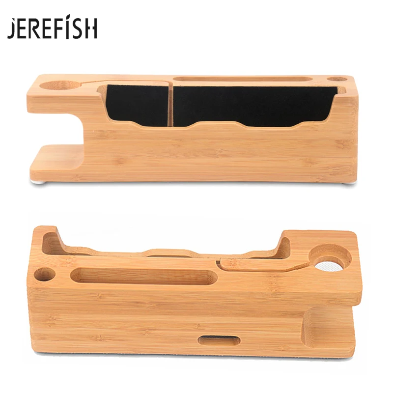 100% натуральная бамбуковая зарядная док станция JEREFISH кронштейн подставка для