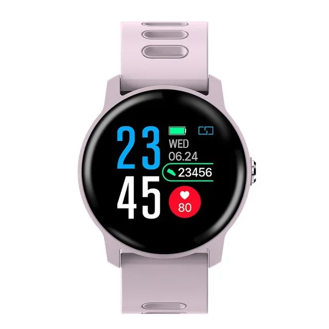 Мужские умные часы S 08 SENBONO IP68 фитнес-трекер пульсометр Шагомер Smartwatch для Android IOS черный водонепроницаемый телефон