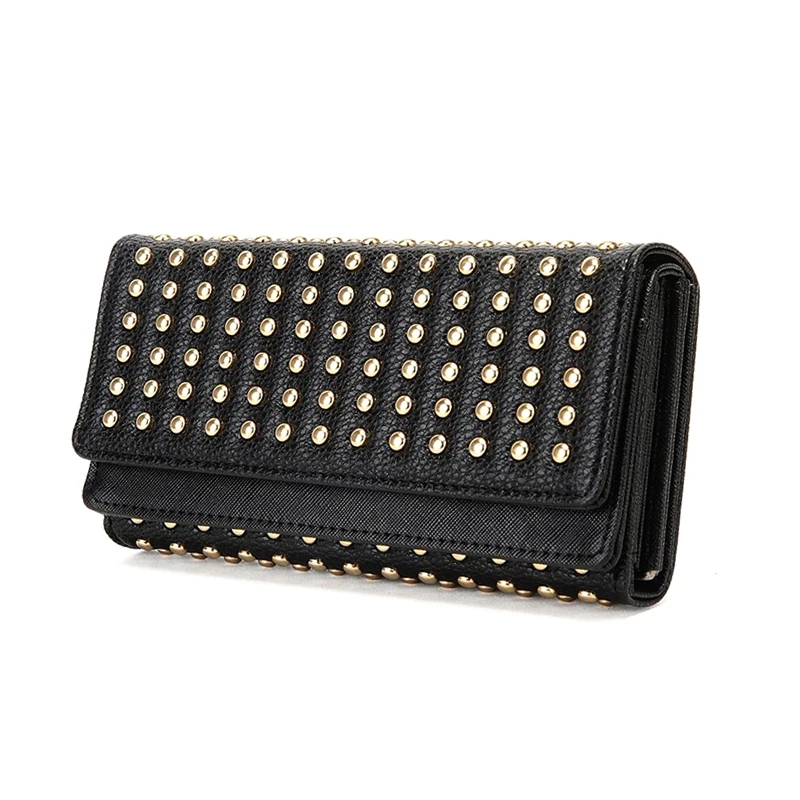 Новинка Модный женский кошелек Длинный из искусственной кожи клатч винтажный