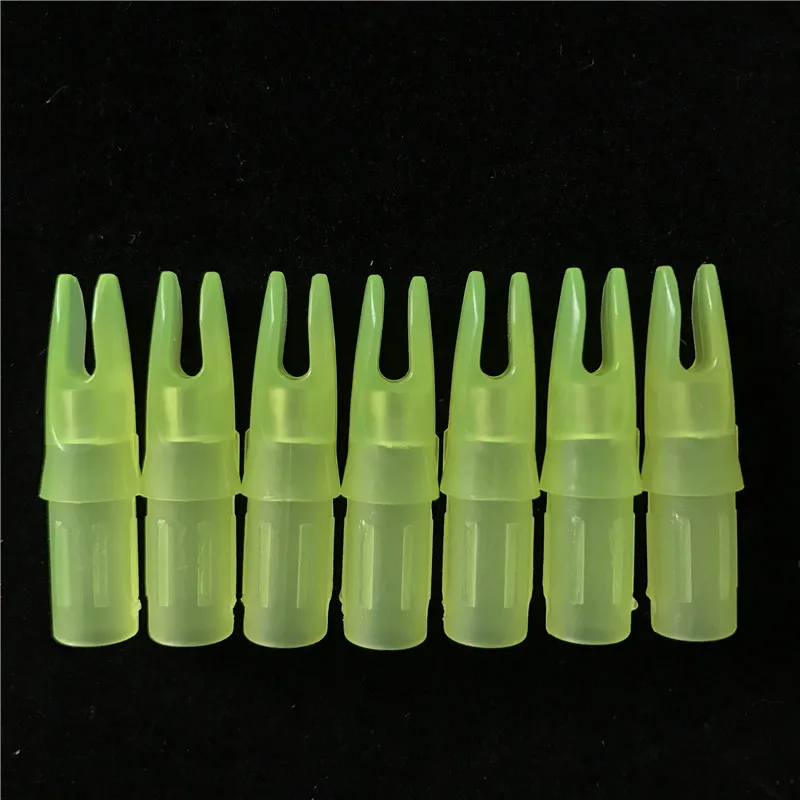 60/100pcs Archery Arrow Nock ID7.6mm Internal Plastic Insert Tails For Shaft Hunting | Спорт и развлечения