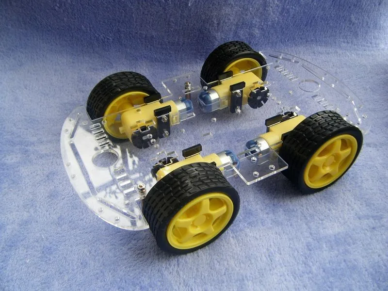 4WD умный робот шасси автомобиля наборы для arduino с датчиком скорости