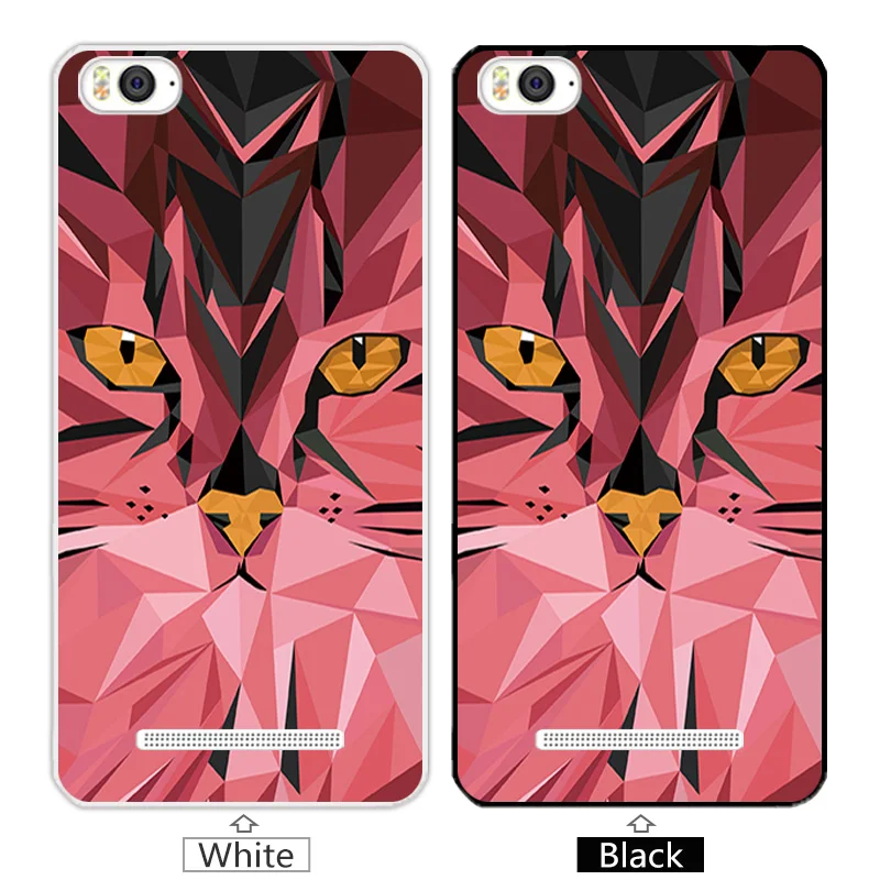 5.0 inch For Xiaomi Mi 4c Back Cover for 4i Clear TPU Square Phone Case Mi4C Soft Silicon Shell Xiomi Mi4i |