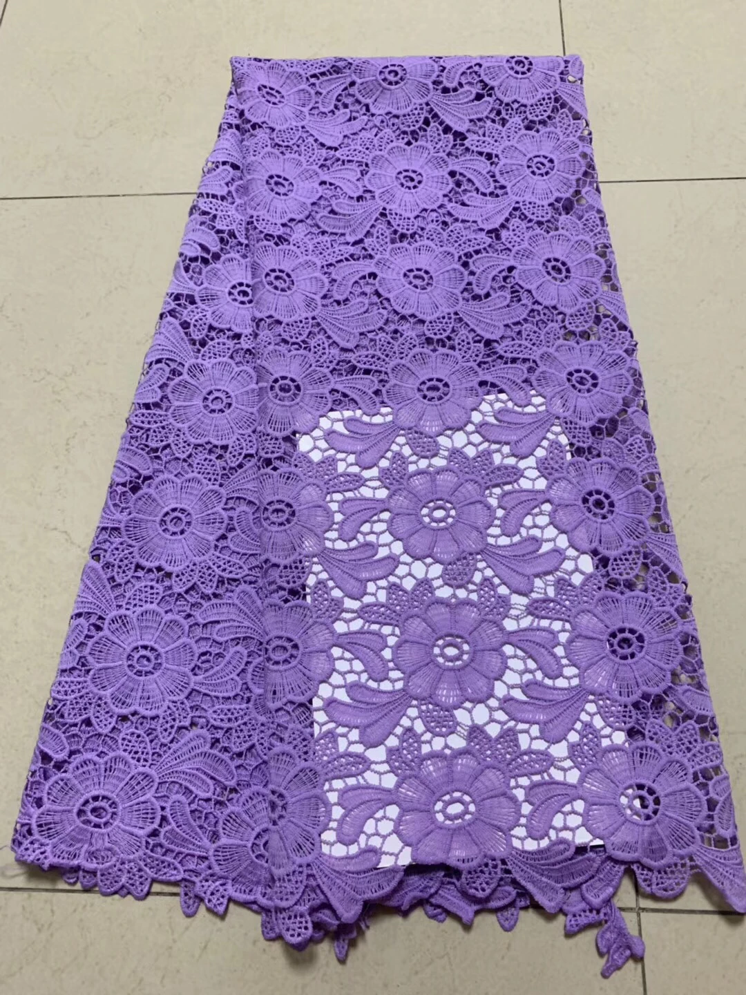 Фиолетовый Новый высокое качество многоцветные водорастворимые кружева