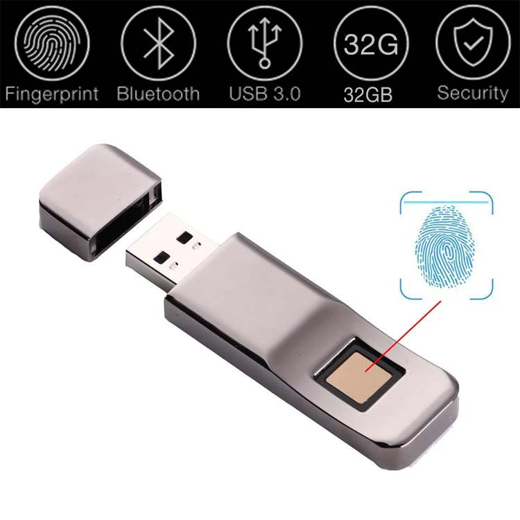 USB флеш накопитель 32 Гб Usb 3 0 диск отпечатков пальцев шифрование ручка U мини usb для