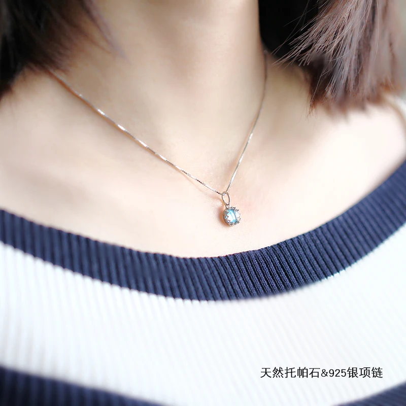 Подлинное серебро 925 пробы Подвески Ожерелья для женщин Принцесса Корона