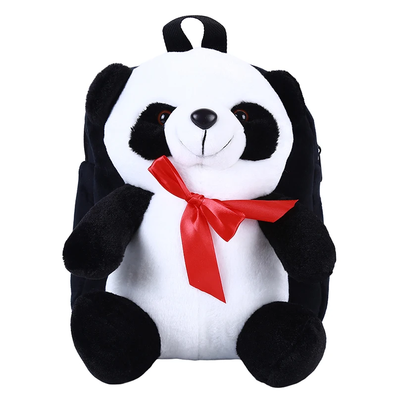 

Panda Backpack Girls Boys Plush Adjustable Schoolbags Stuffed Animal Bag Kindergarten Plush Backpack Toys Children's Gift