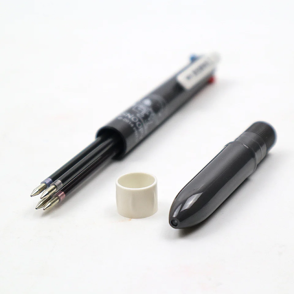 

3Pcs/lot Kawaii Ballpoint Pen 4-Colored Ink Ball Pens For Writing Kids Students Creative Stationery Gel Pens Writing Gift