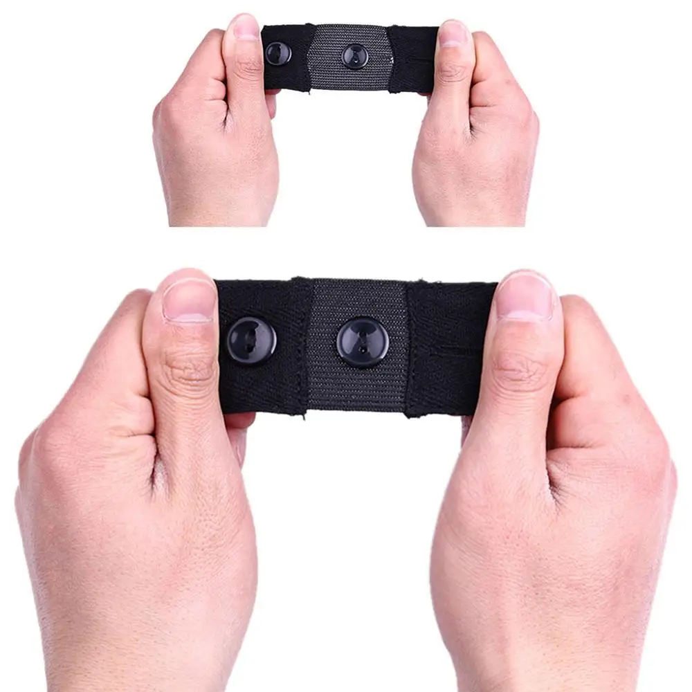 1 PC black Беременности и родам пояс для беременных регулируемый ремень эластичные штаны Расширенный Кнопка штаны Расширенный кнопка для беременных Для женщин - Цвет: 1 PC black