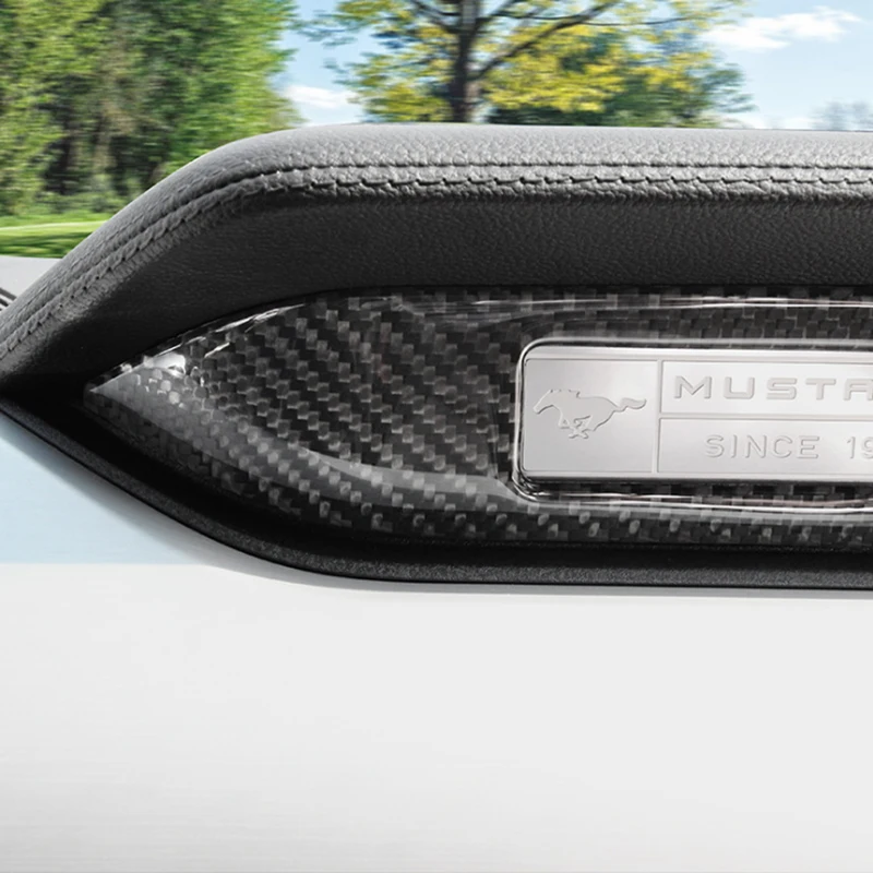 Для Ford Mustang из углеродного волокна интерьер украшения для приборной панели