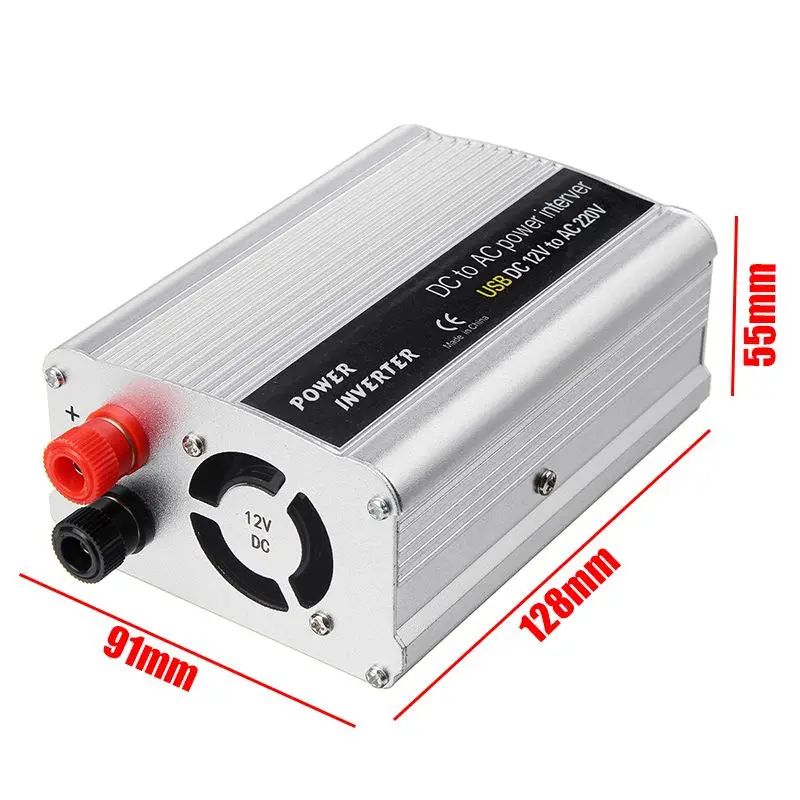 2000W Peaks Solar Power Inverter 12V 220 Voltage Modified Sine Wave USB Car Charge Converter Transformer