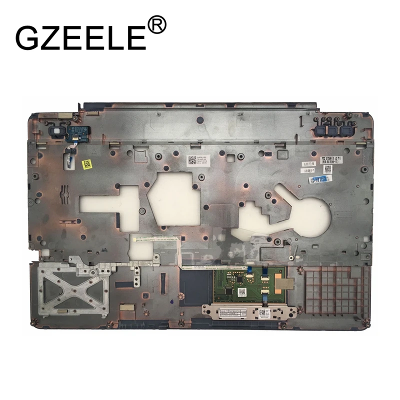 GZEELE для DELL Latitude E6540 подлокотник для ноутбука CHB02 0GPV9K GPV9K YG80M W/сенсорная панель сборка верхний корпус Клавиатура рамка черный