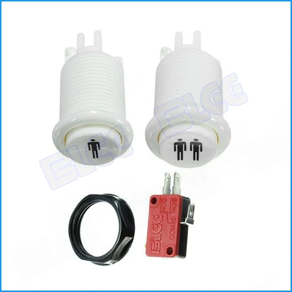 Аркадный кнопочный переключатель 10X в американском стиле для MAME Jamma Game Long Microswitch