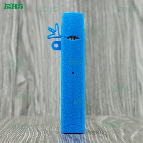 dark blue 1 шт. RHS новейший Smok Infinix силиконовый защитный чехол кожаный чехол щит наклейка обёрточная 13 цветов - Color: dark blue