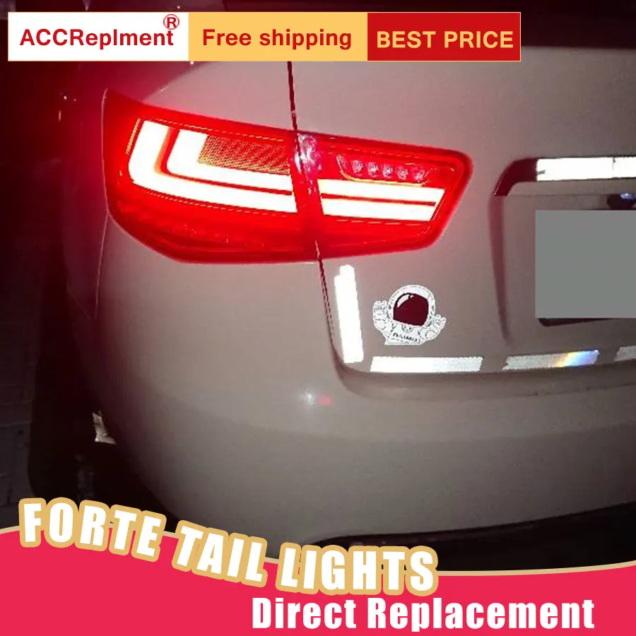 Автомобильный Стайлинг светодиодный задний фонарь для Kia Forte светильник s 2010 2013 DRL