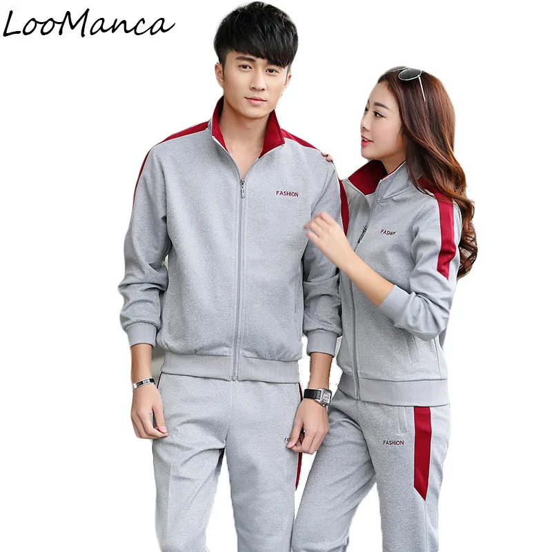 Костюм спортивный бархатный для мужчин и женщин брендовый повседневный комплект